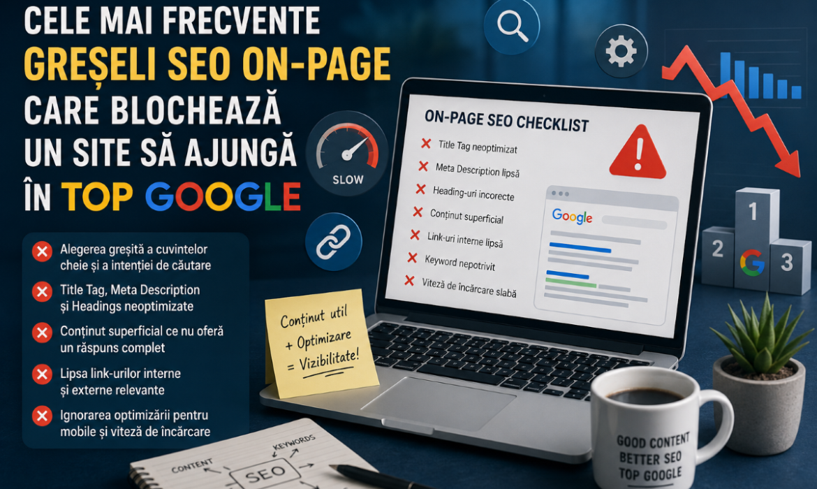 greșeli SEO On-Page